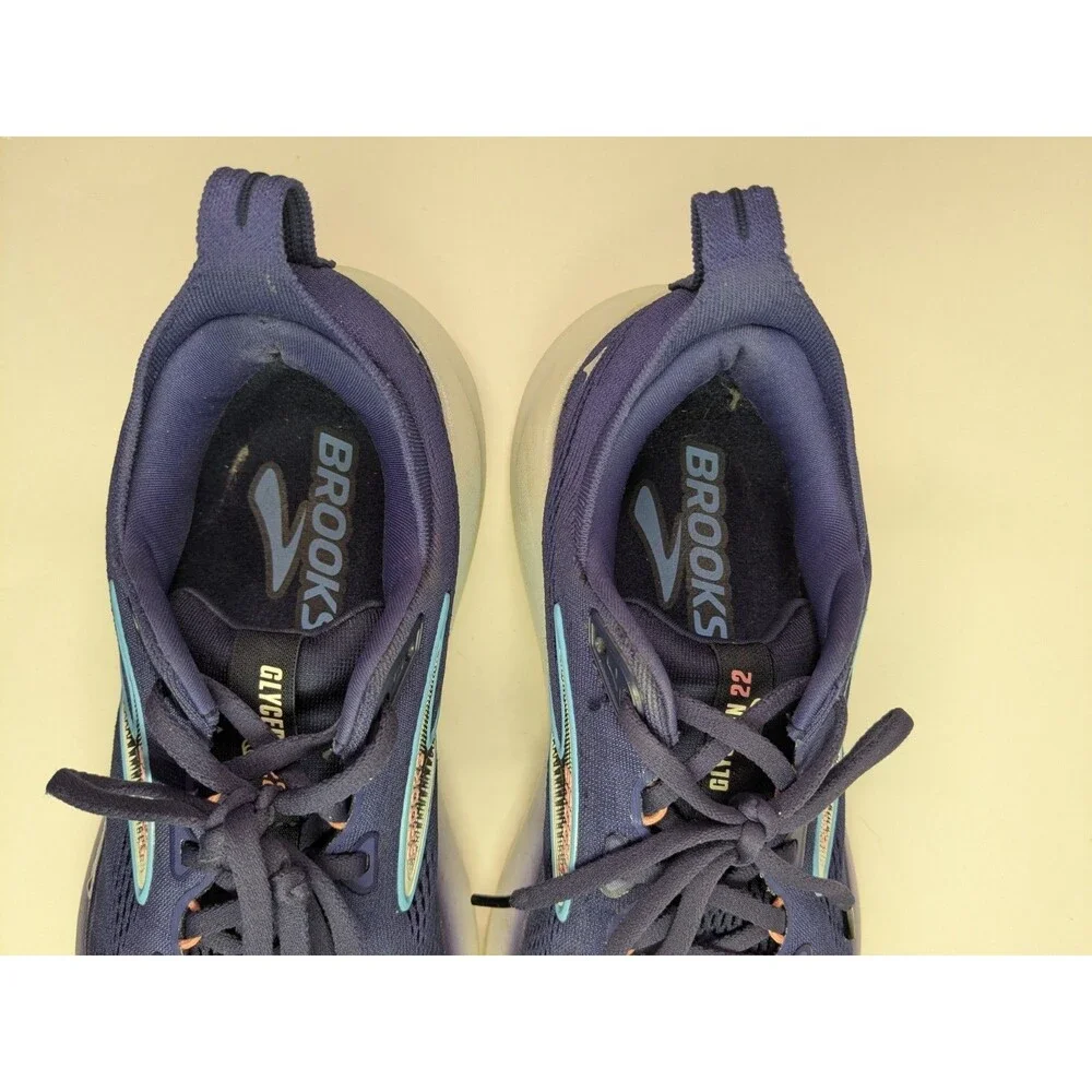 Brooks Glycerin 22 Women's 9.5 B Medium Blue Cushioned Running Shoes 1204341B429